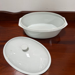 Vintage Le Creuset Stoneware Covered Casserole