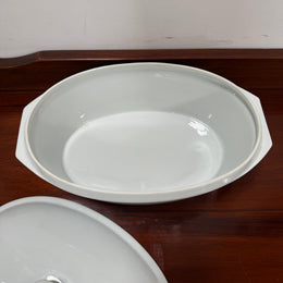 Vintage Le Creuset Stoneware Covered Casserole