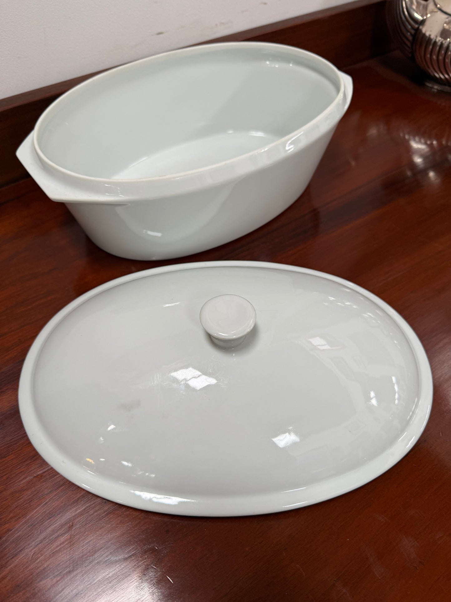 Vintage Le Creuset Stoneware Covered Casserole
