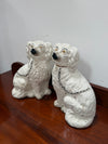 Pair Of Large Antique Staffordshire Spaniel Mantel Dogs | Antique & Vintage | Moonee Ponds Antiques | Australia Wide Delivery