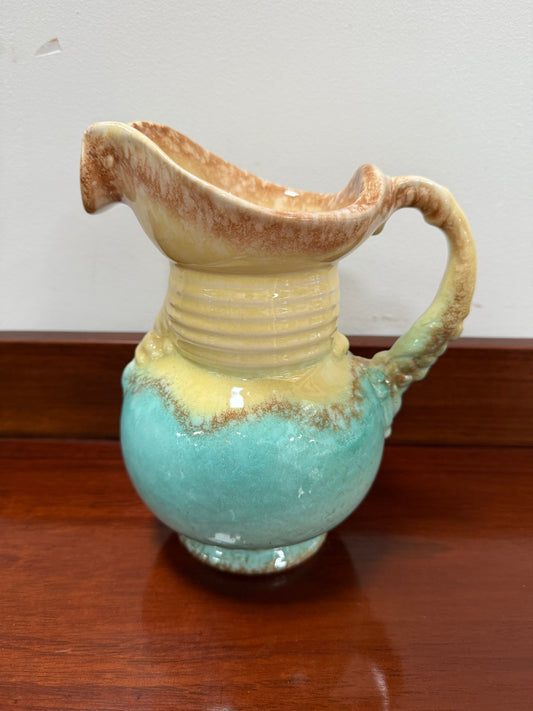 Art Deco Hand Painted Czech Jug