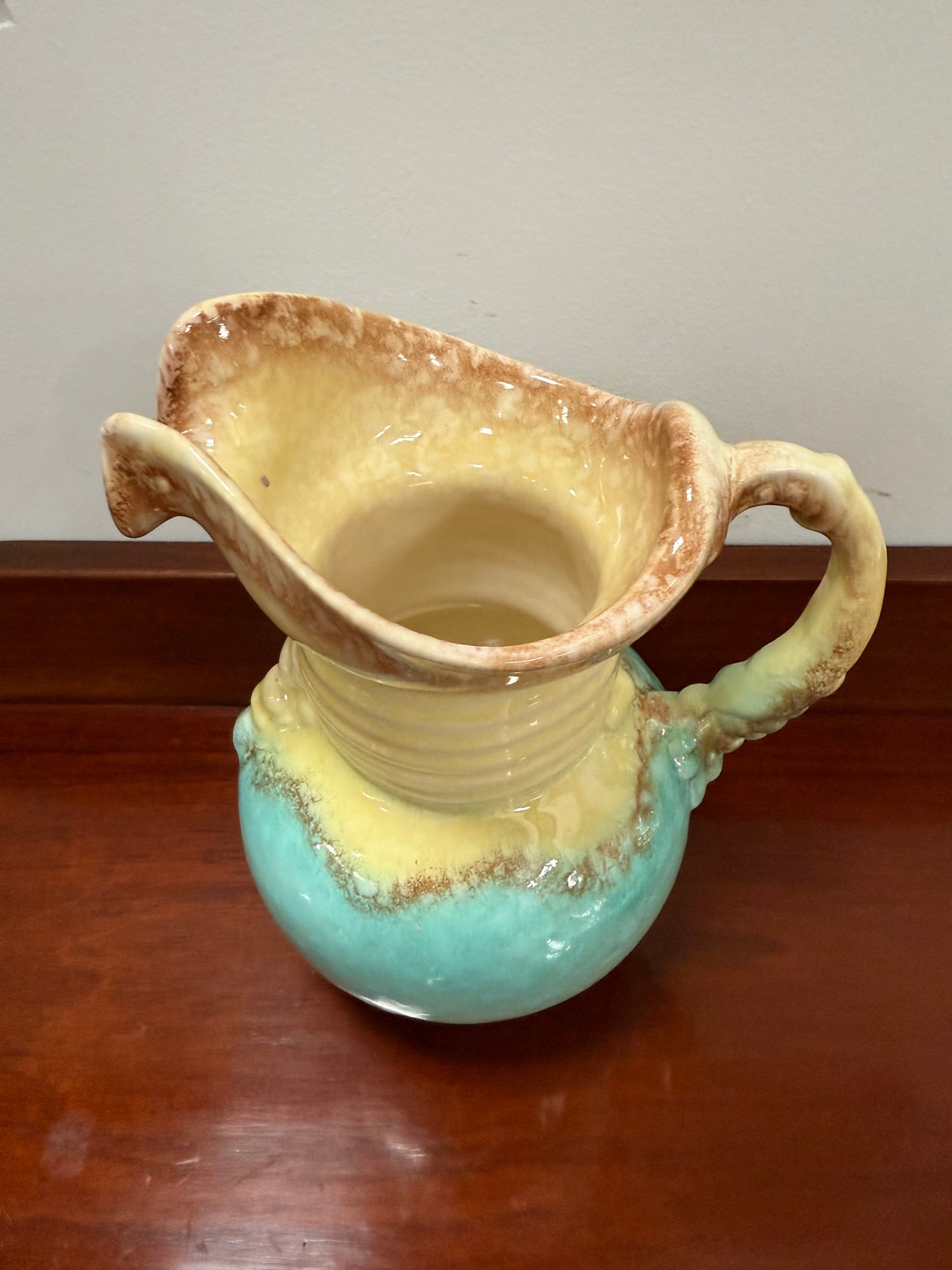 Art Deco Hand Painted Czech Jug