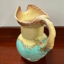 Art Deco Hand Painted Czech Jug