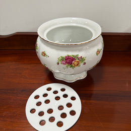 Vintage Royal Albert Flower Vase & Insert
