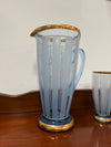 Quality Art Deco Style Lemonade Set Of Jug & 4 Glasses | Antique & Vintage | Moonee Ponds Antiques | Australia Wide Delivery