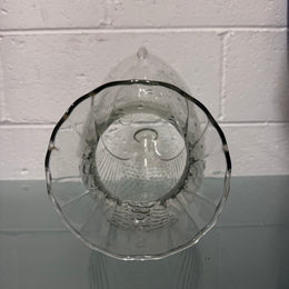 Vintage Hand Blown Glass Fish Terrarium/Candy Jar