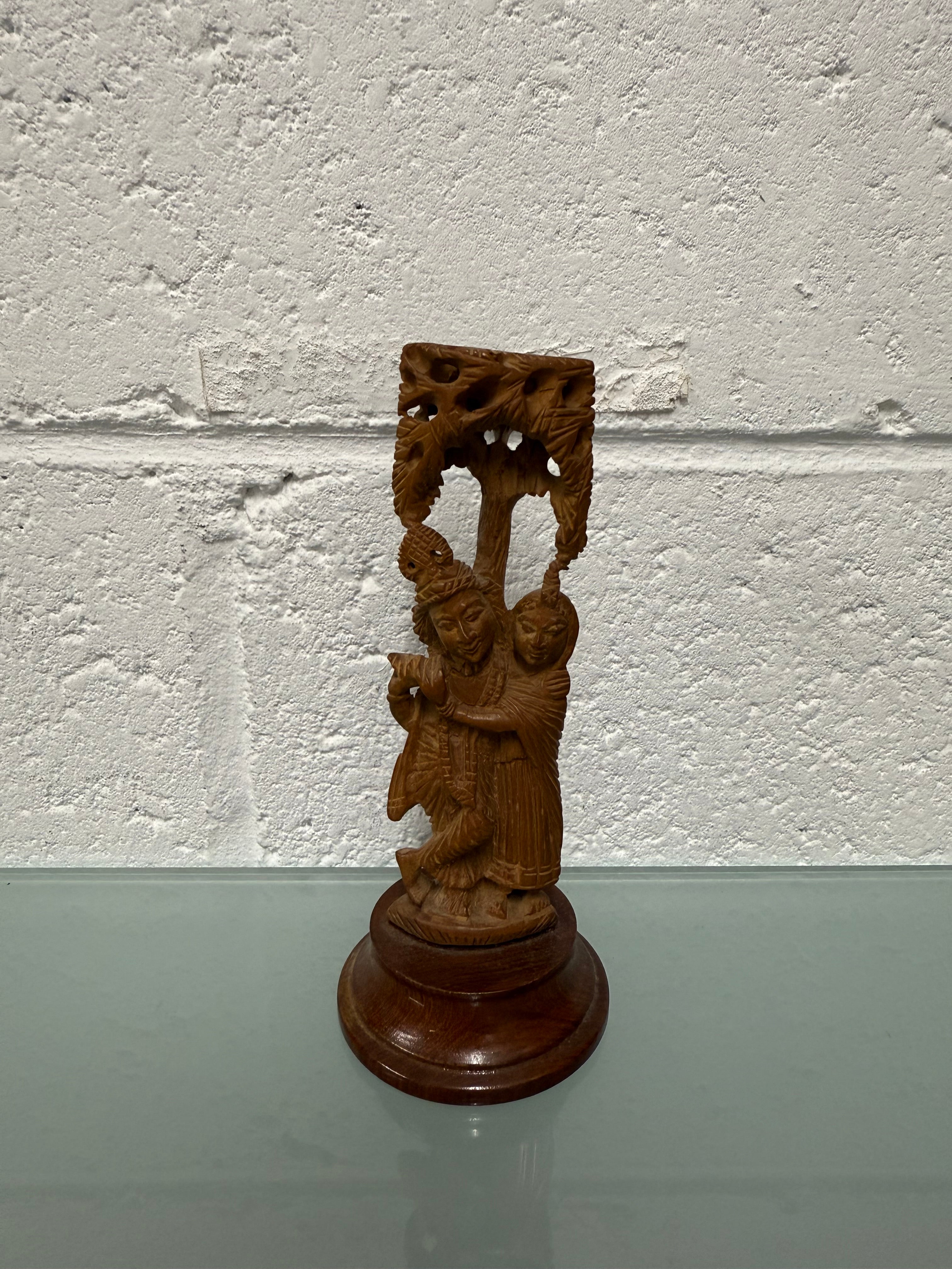 Indian Stained Bone Carving