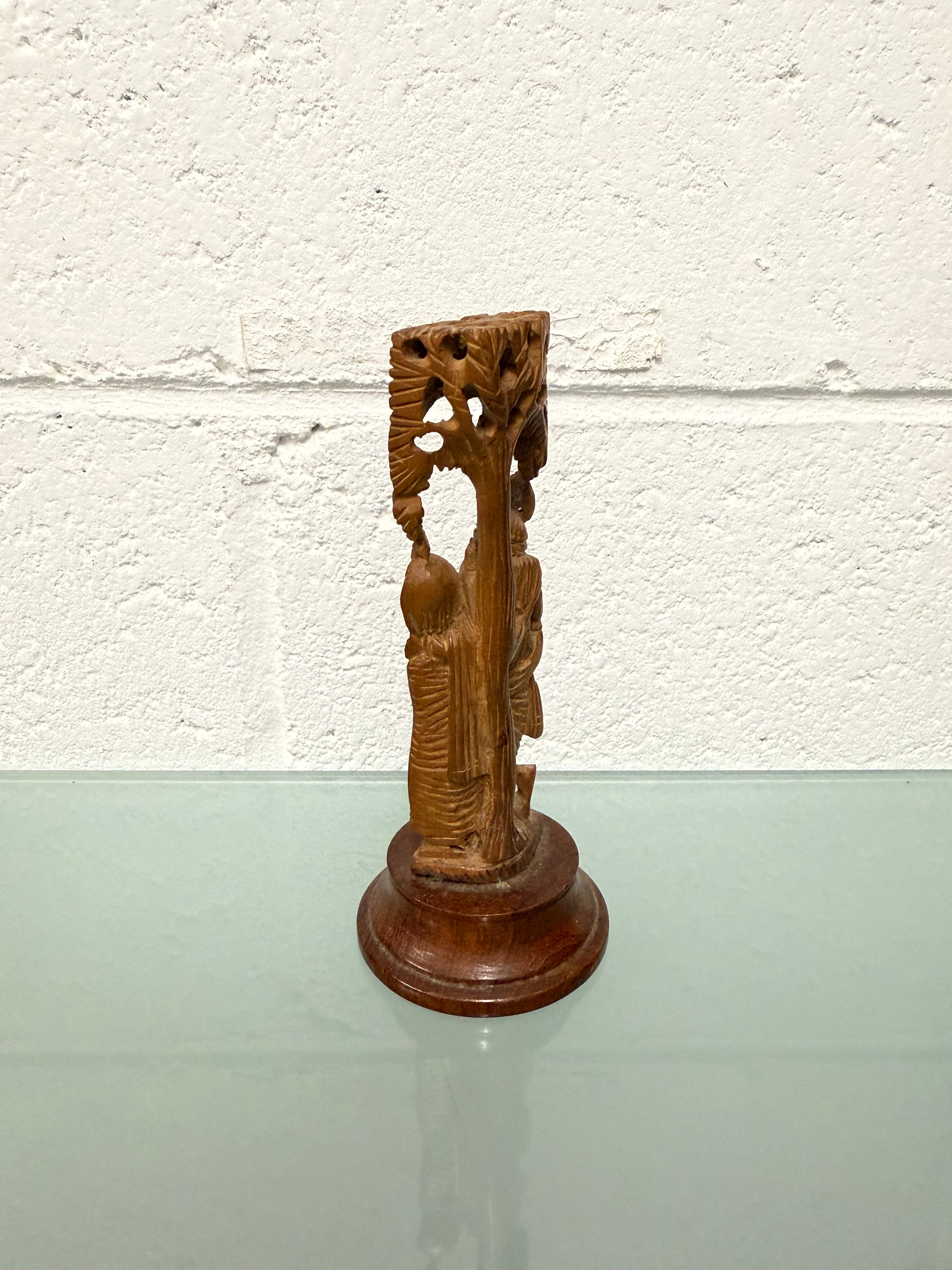 Indian Stained Bone Carving