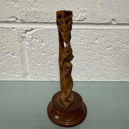 Indian Stained Bone Carving