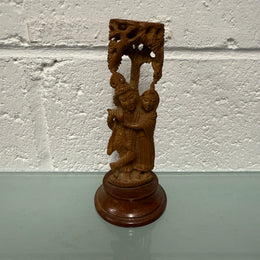 Indian Stained Bone Carving