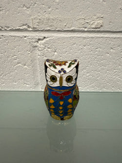 Vintage Cloisonne Owl Trinket Holder | Antique & Vintage | Moonee Ponds Antiques | Australia Wide Delivery