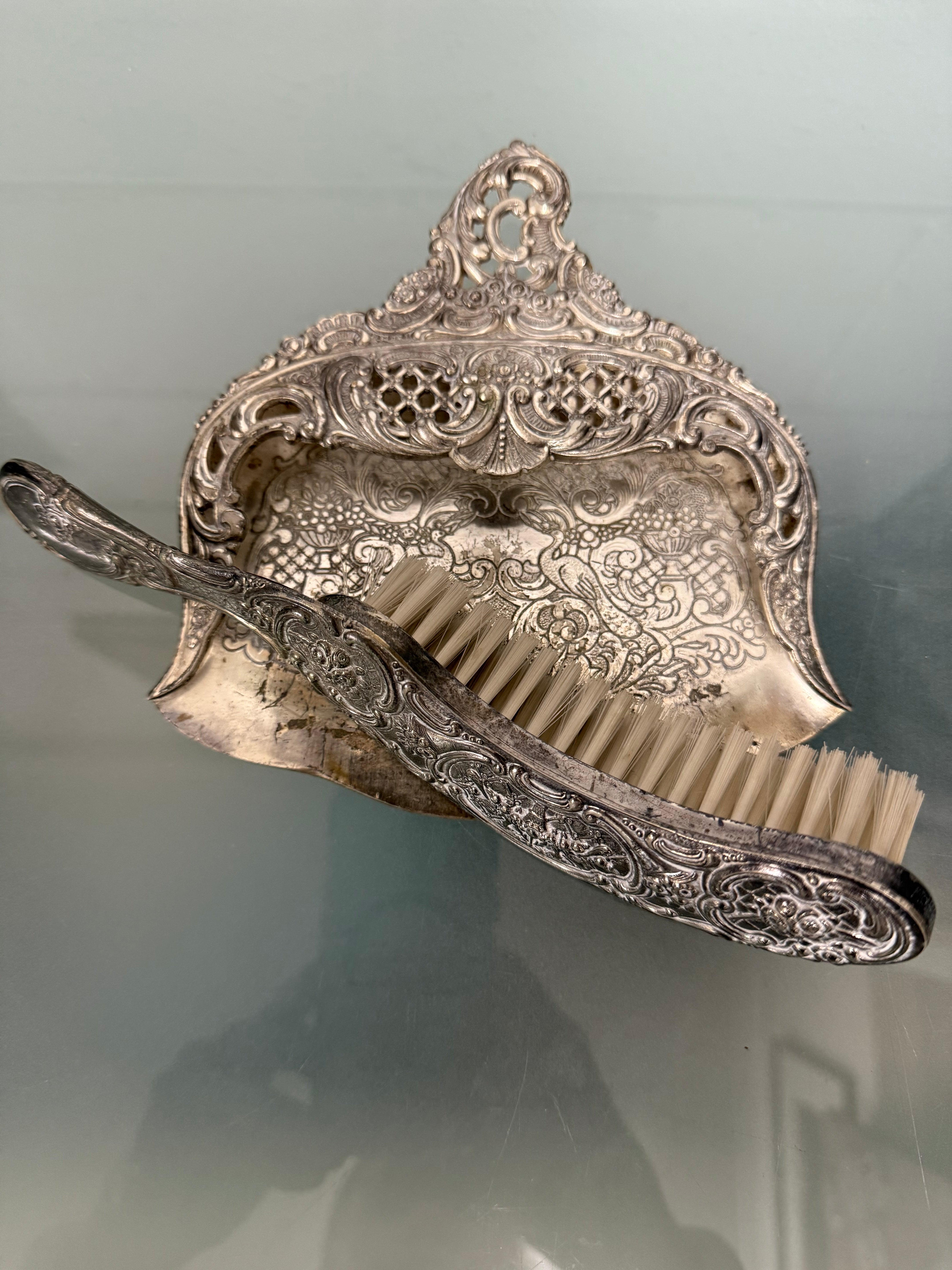 Vintage Table Crumb Brush and Tray | Antique & Vintage | Moonee Ponds Antiques | Australia Wide Delivery