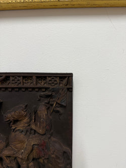 Vintage Wall Plaque Featuring Medieval Battle | Antique & Vintage | Moonee Ponds Antiques | Australia Wide Delivery