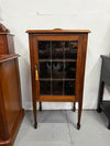 Australian Blackwood Display Cabinet with Leadlight Glass | Antique & Vintage | Moonee Ponds Antiques | Australia Wide Delivery