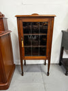 Australian Blackwood Display Cabinet with Leadlight Glass | Antique & Vintage | Moonee Ponds Antiques | Australia Wide Delivery