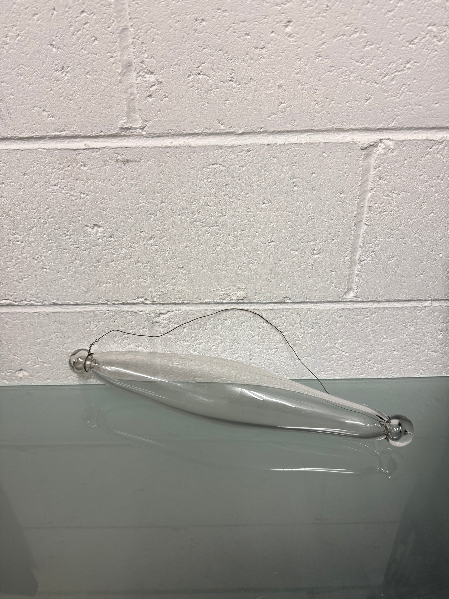 Vintage Clear Glass Rolling Pin