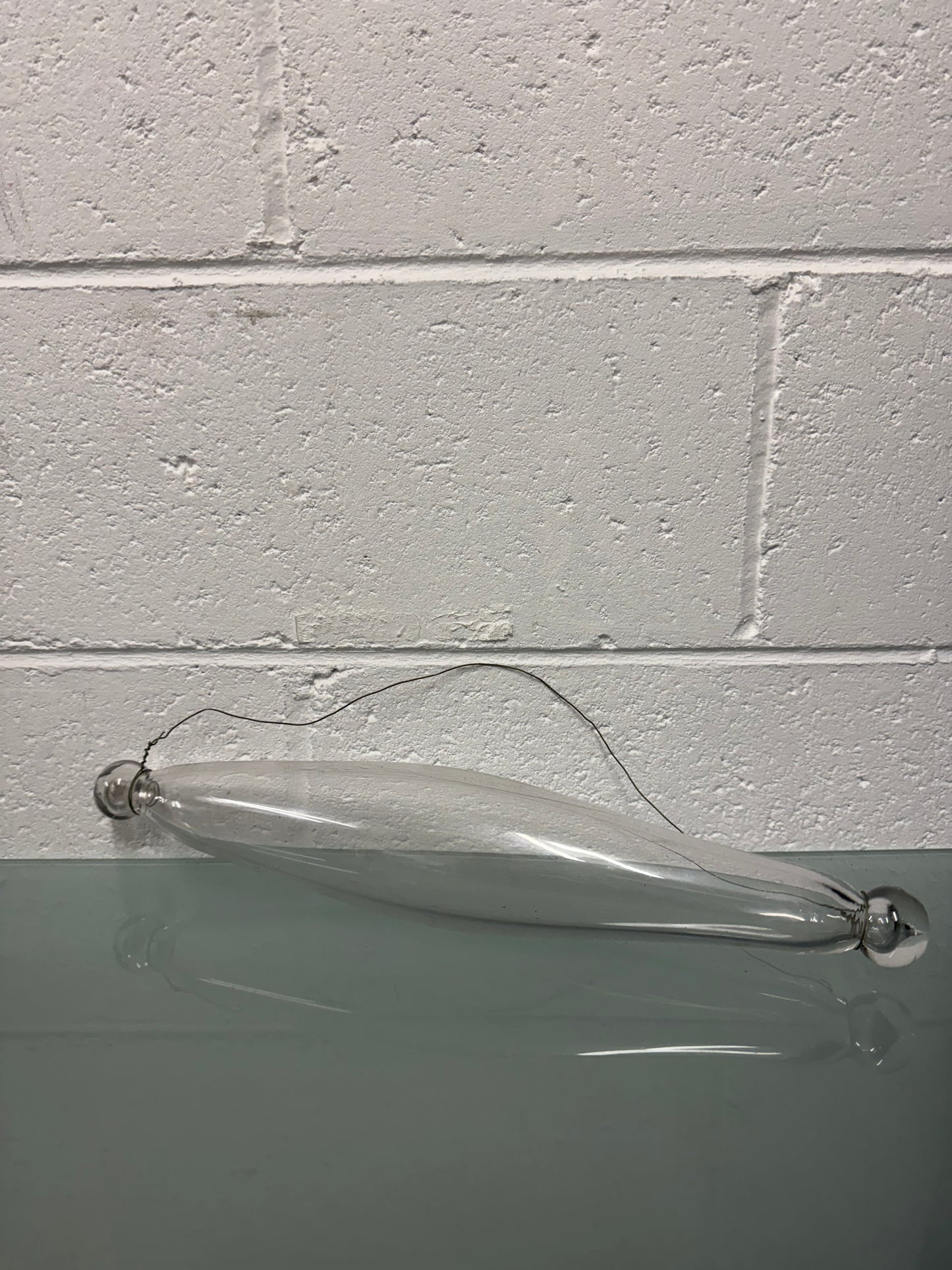Vintage Clear Glass Rolling Pin