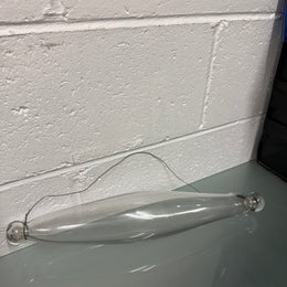 Vintage Clear Glass Rolling Pin