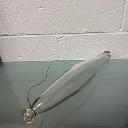 Vintage Clear Glass Rolling Pin