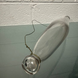Vintage Clear Glass Rolling Pin