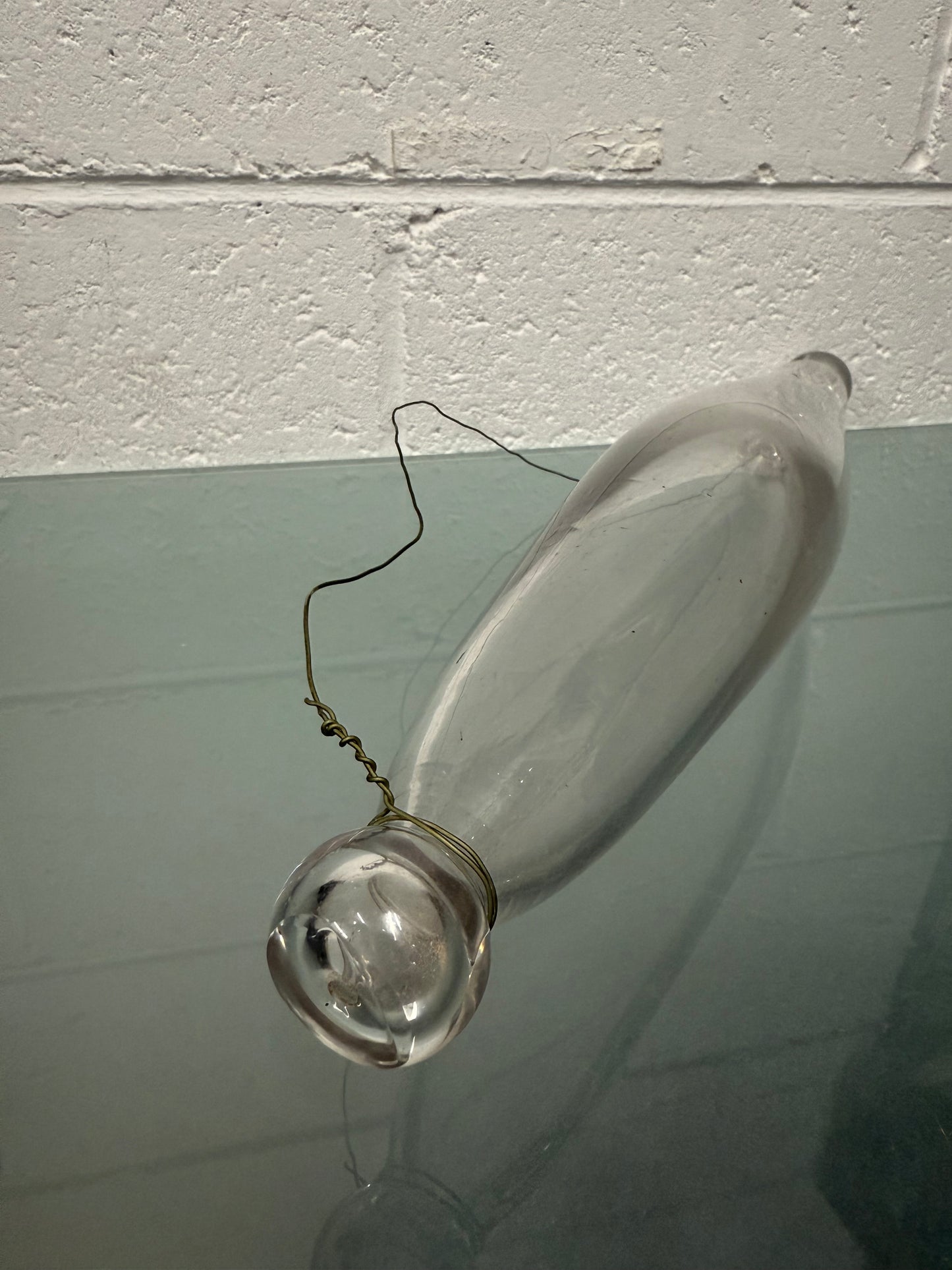 Vintage Clear Glass Rolling Pin