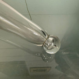 Vintage Clear Glass Rolling Pin