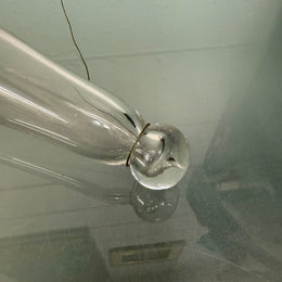 Vintage Clear Glass Rolling Pin