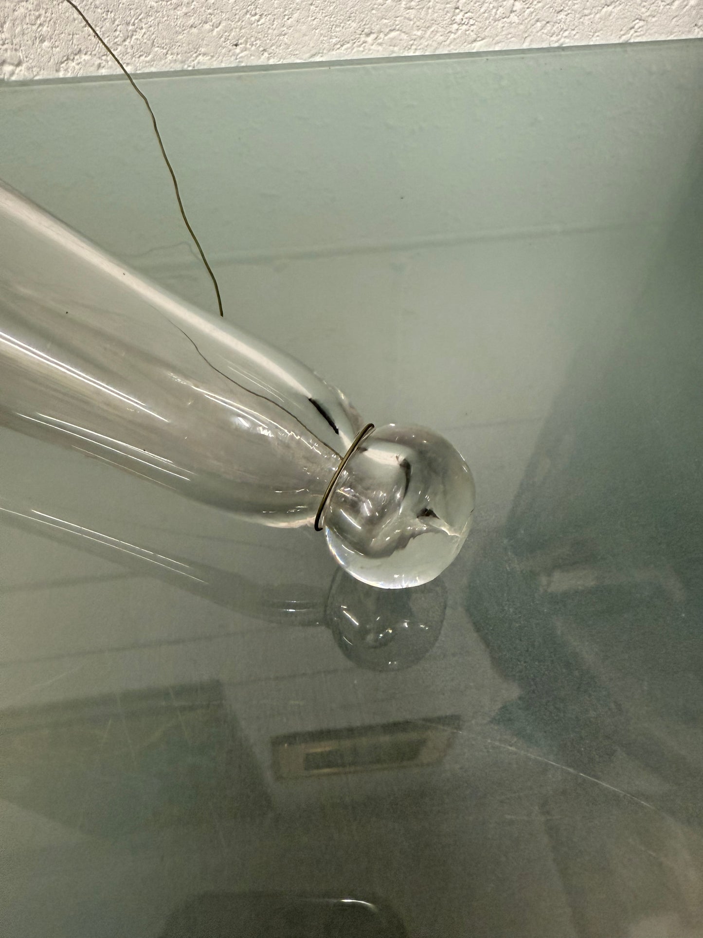 Vintage Clear Glass Rolling Pin