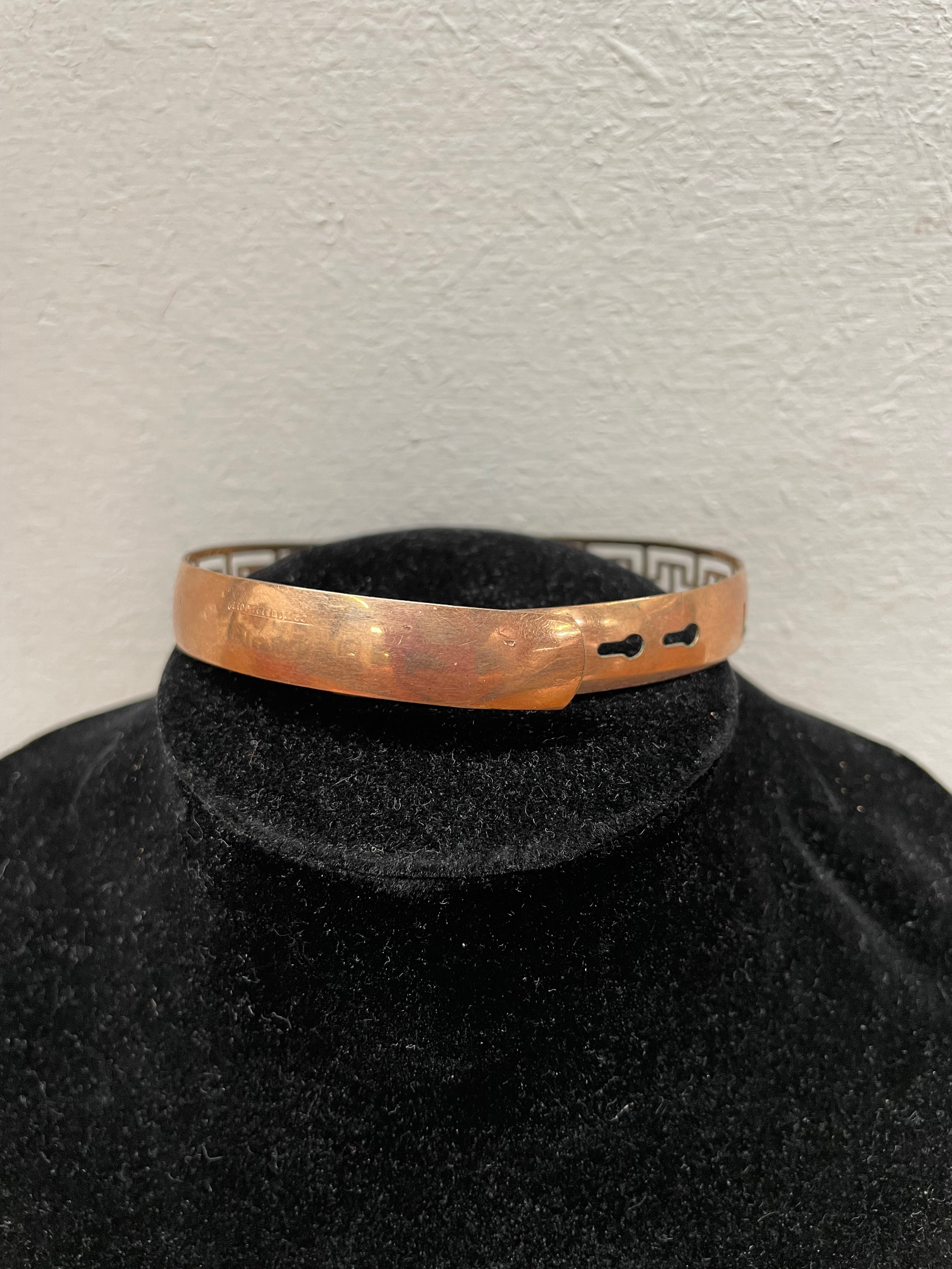 Antique Collectable & Rare 9ct Double Gold Cut Maze Bracelet Fully Adjustable | Antique & Vintage | Moonee Ponds Antiques | Australia Wide Delivery
