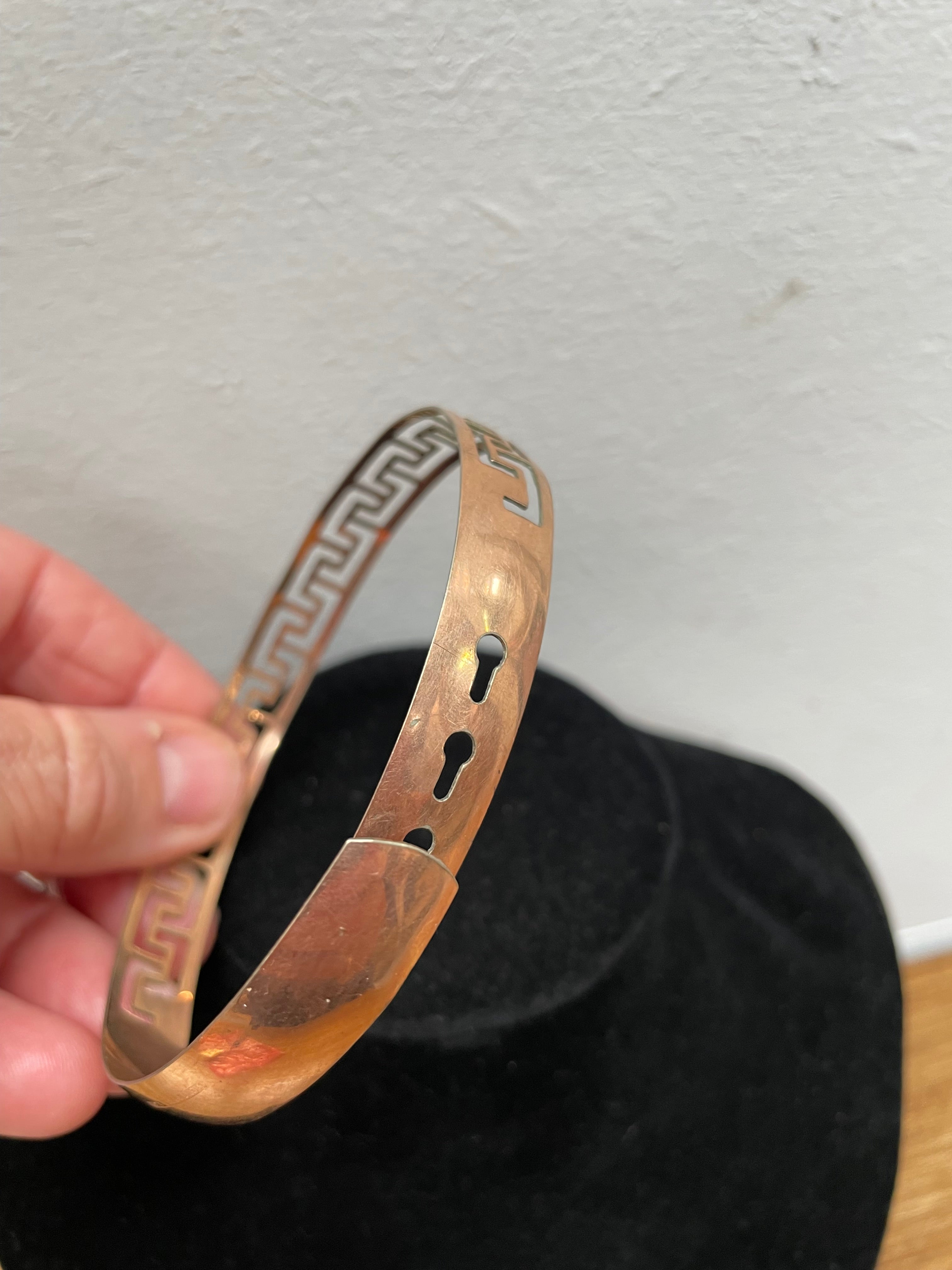 Antique Collectable & Rare 9ct Double Gold Cut Maze Bracelet Fully Adjustable | Antique & Vintage | Moonee Ponds Antiques | Australia Wide Delivery