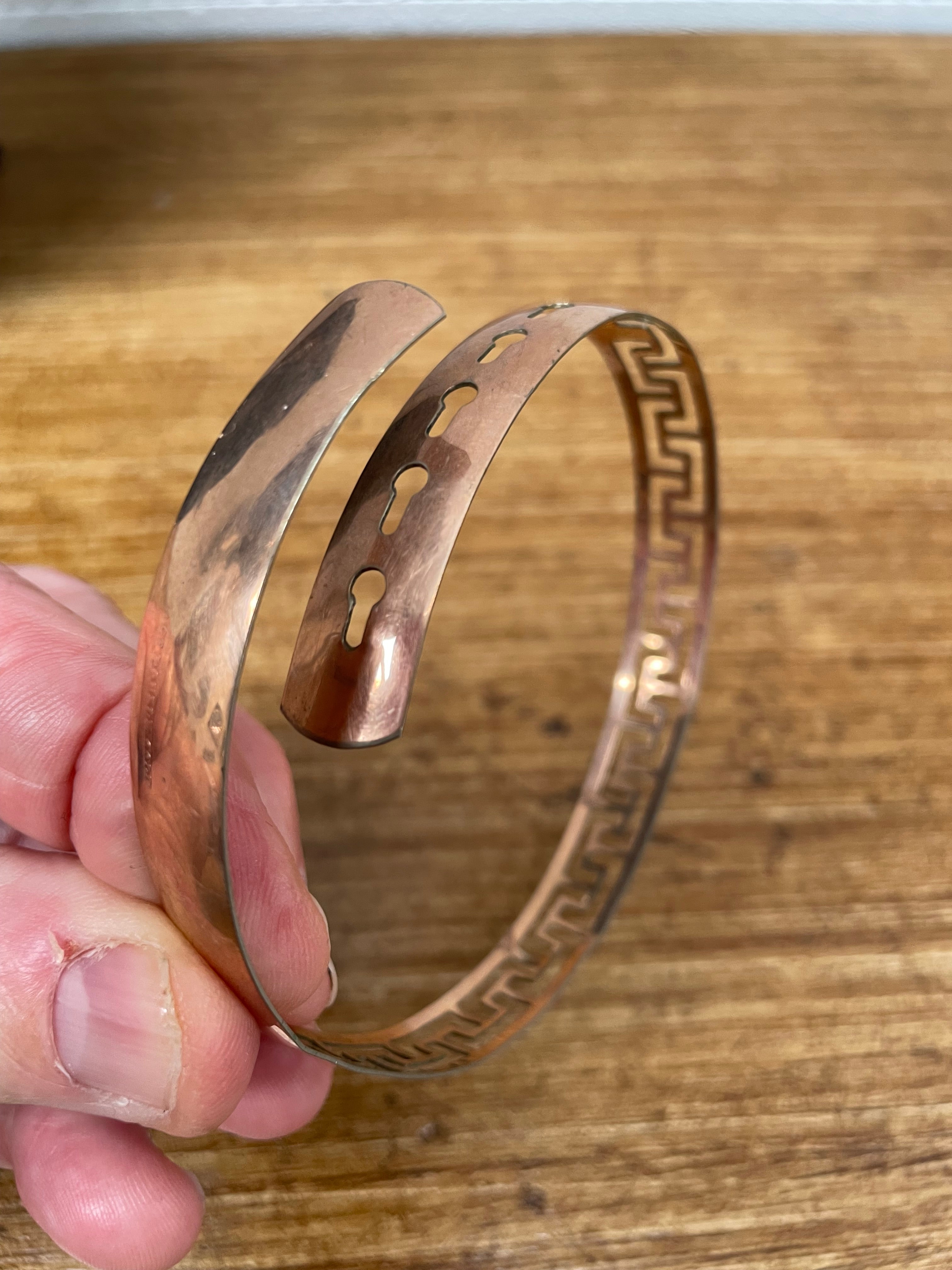 Antique Collectable & Rare 9ct Double Gold Cut Maze Bracelet Fully Adjustable | Antique & Vintage | Moonee Ponds Antiques | Australia Wide Delivery