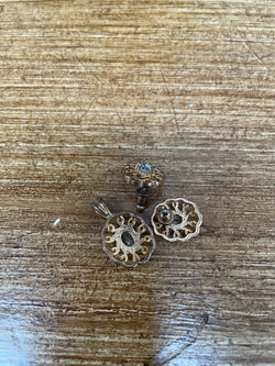 Lovely Vintage Gold Filled Pendant & Earrings Set | Antique & Vintage | Moonee Ponds Antiques | Australia Wide Delivery