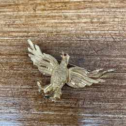 Vintage Gilt Metal Carved/Sculptured Eagle