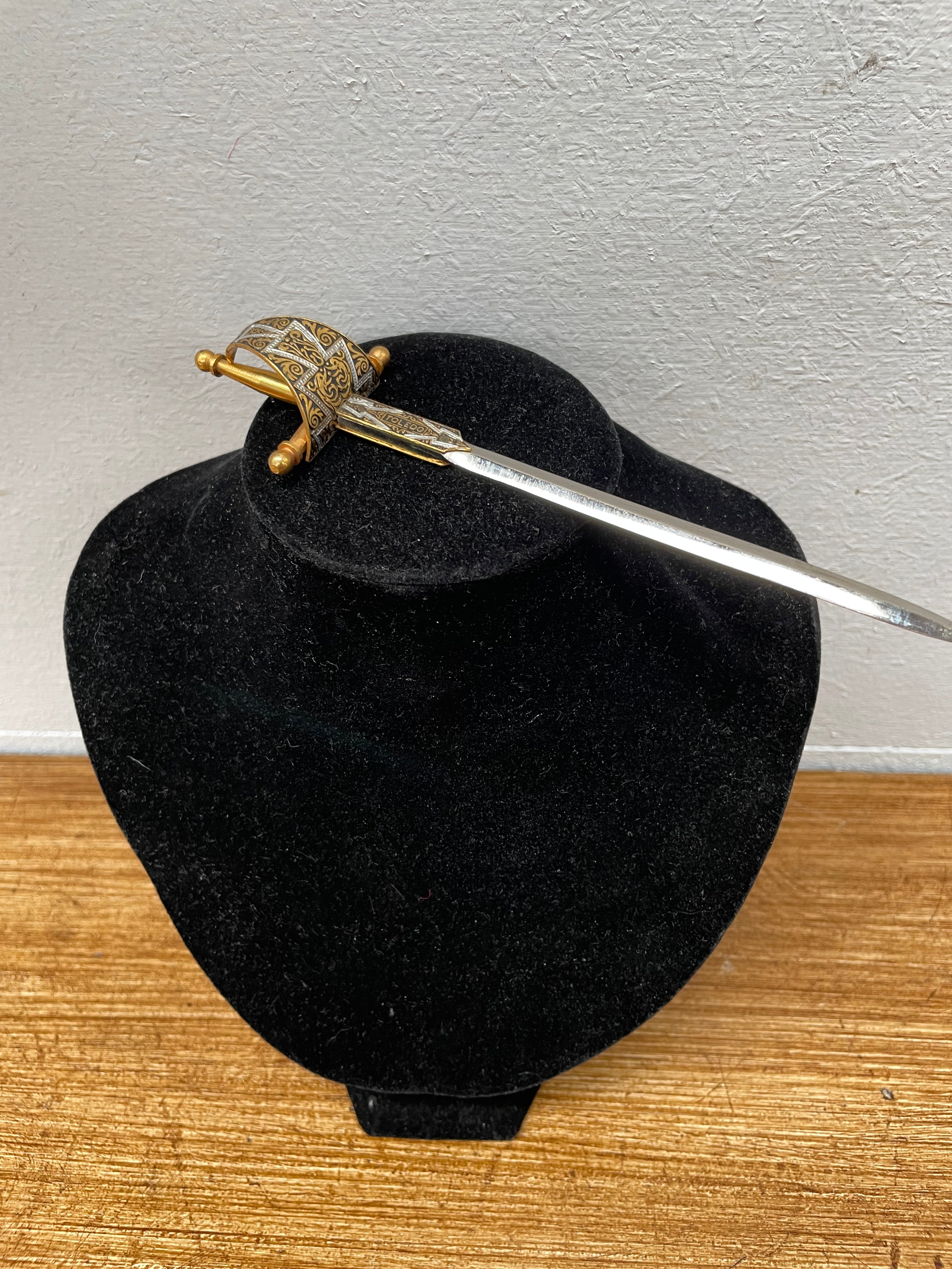 Vintage Spanish Silvered Sword Letter Opener | Antique & Vintage | Moonee Ponds Antiques | Australia Wide Delivery