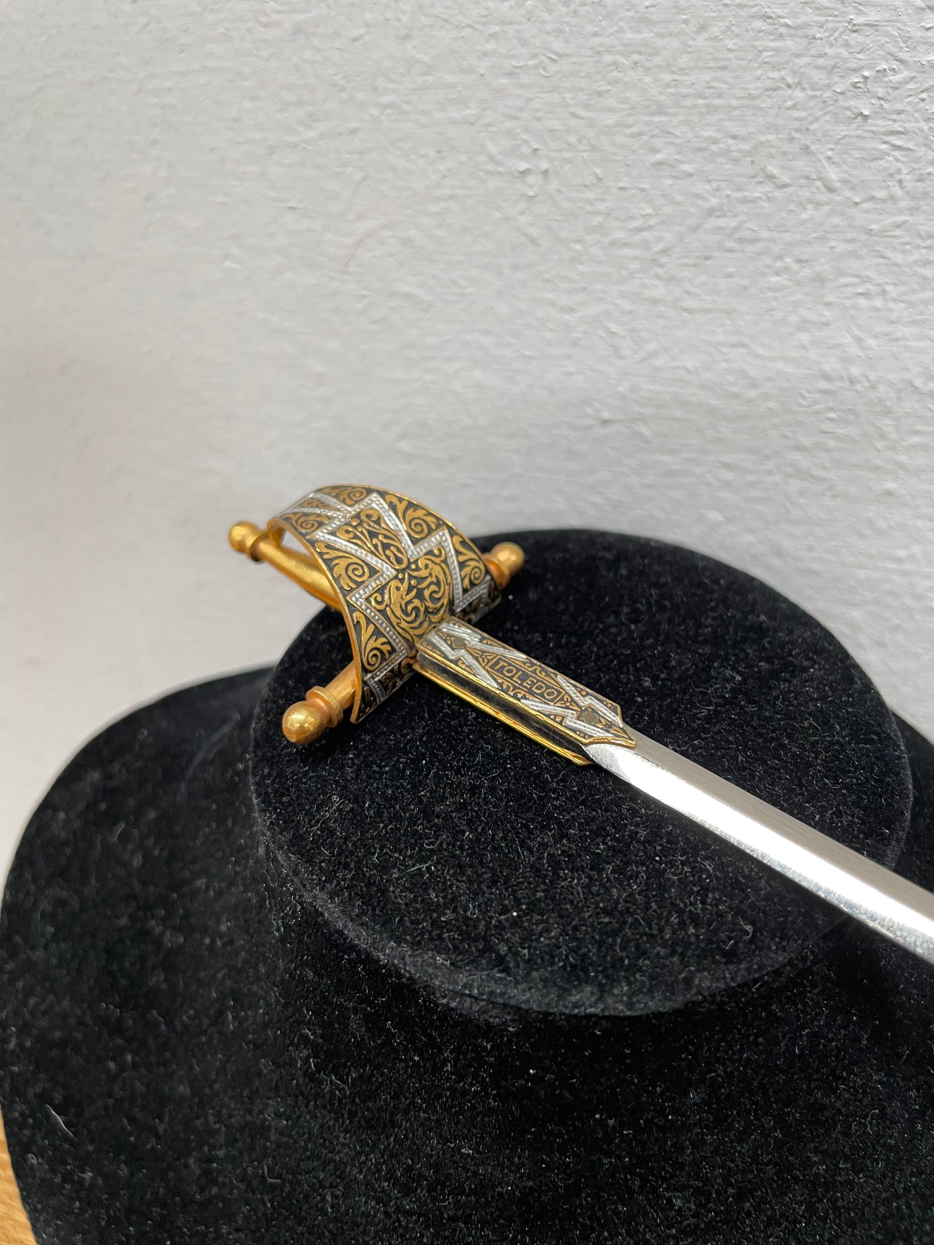 Vintage Spanish Silvered Sword Letter Opener | Antique & Vintage | Moonee Ponds Antiques | Australia Wide Delivery