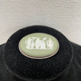 Wedgwood Artemis Cameo & Sterling Silver Brooch