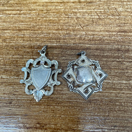Sterling Silver Vintage Fob Medallions