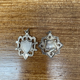 Sterling Silver Vintage Fob Medallions