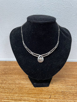 Stunning Vintage Sterling Silver Marcasite Choker Necklace | Antique & Vintage | Moonee Ponds Antiques | Australia Wide Delivery