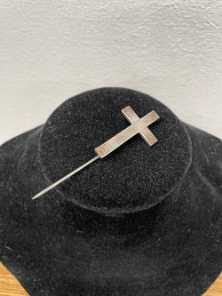 Vintage Heavy Silver Cross Pin | Antique & Vintage | Moonee Ponds Antiques | Australia Wide Delivery
