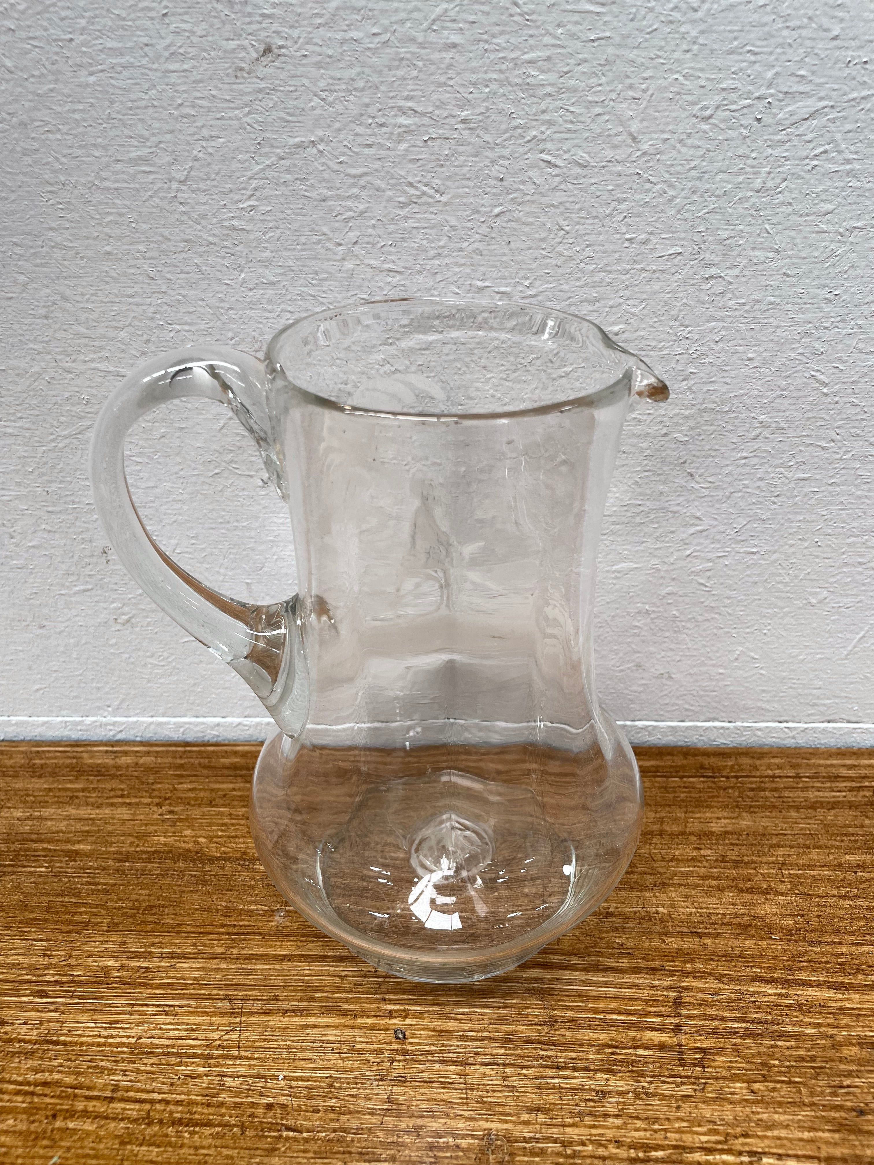 Victorian Mary Gregory Jug "Boy on a bike" | Antique & Vintage | Moonee Ponds Antiques | Australia Wide Delivery