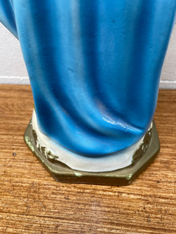 Vintage Hand Painted Plaster Statue of Our Lady Mary | Antique & Vintage | Moonee Ponds Antiques | Australia Wide Delivery