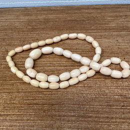 Antique Ivory Necklace Superbly Carved