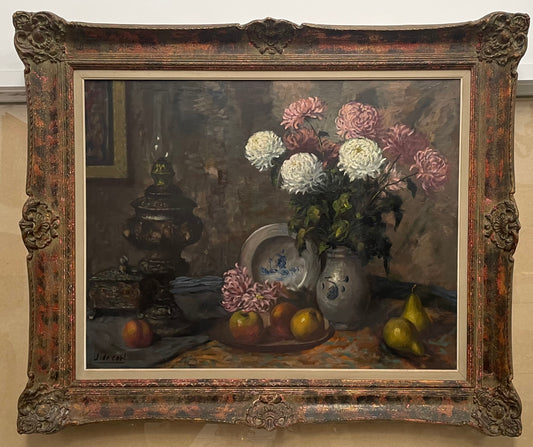 Beautiful Framed French  Oil on Canvas