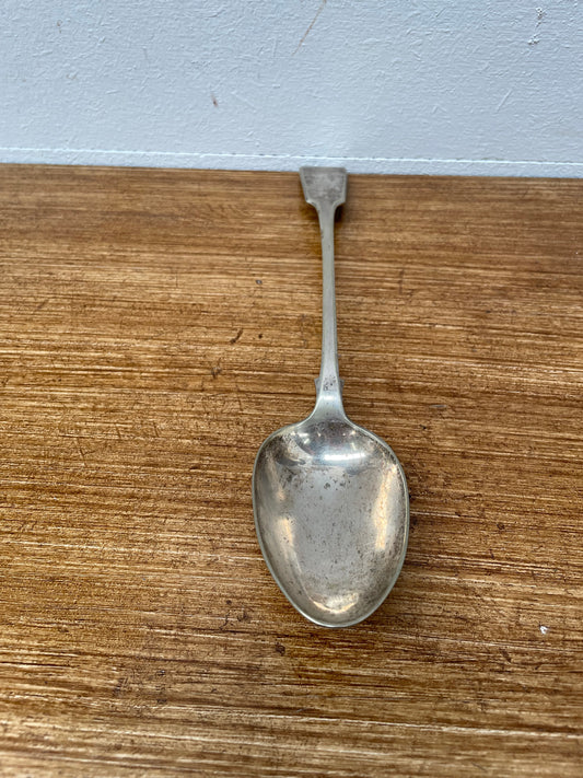 Antique Silver Plate Serving Spoon