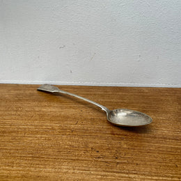 Antique Silver Plate Serving Spoon