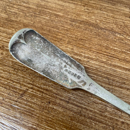 Antique Silver Plate Serving Spoon