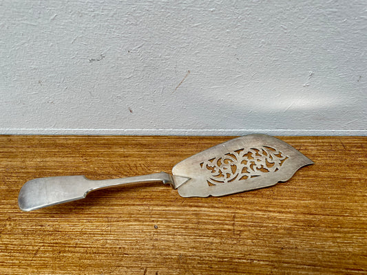 Antique Silver Plate Fish Server