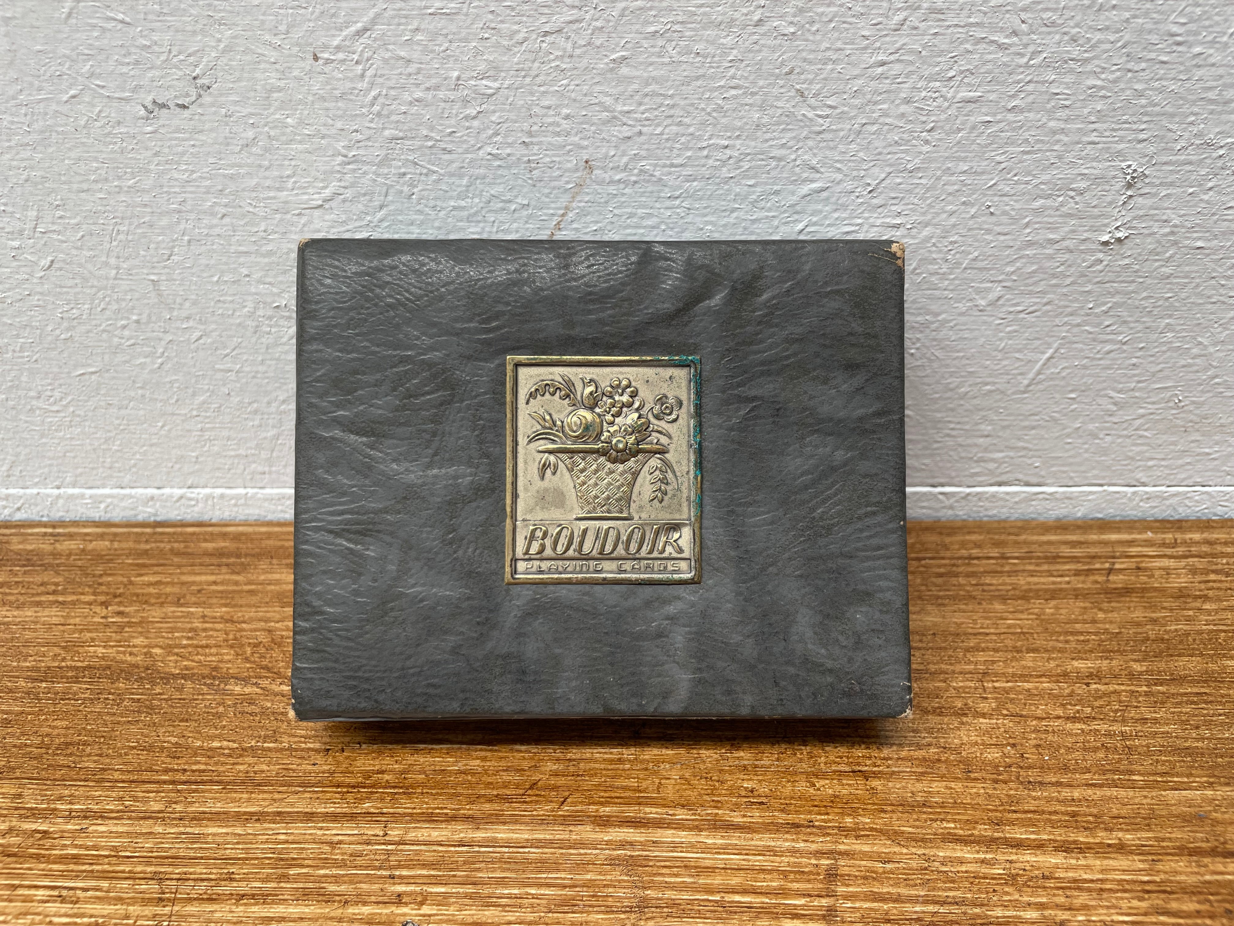 Vintage Boudoir Playing Cards Original Box | Antique & Vintage | Moonee Ponds Antiques | Australia Wide Delivery