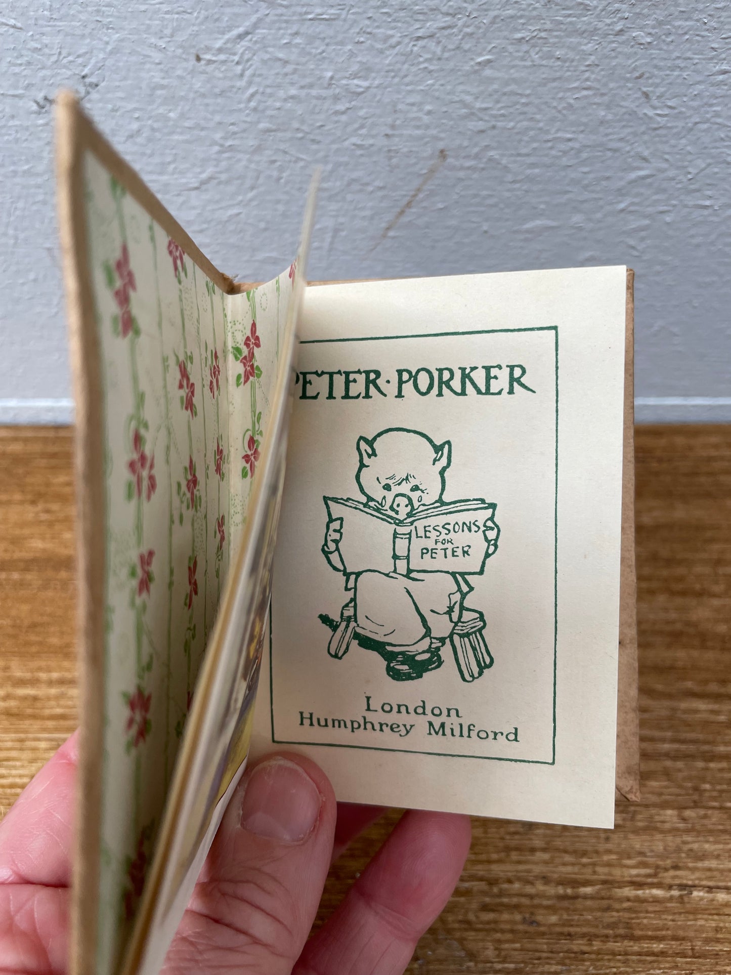 1st Edition C1910 Miniature Book "Tale Of Peter Porker"